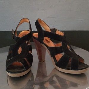 Vintage Michael Kors Suede Peep Toes